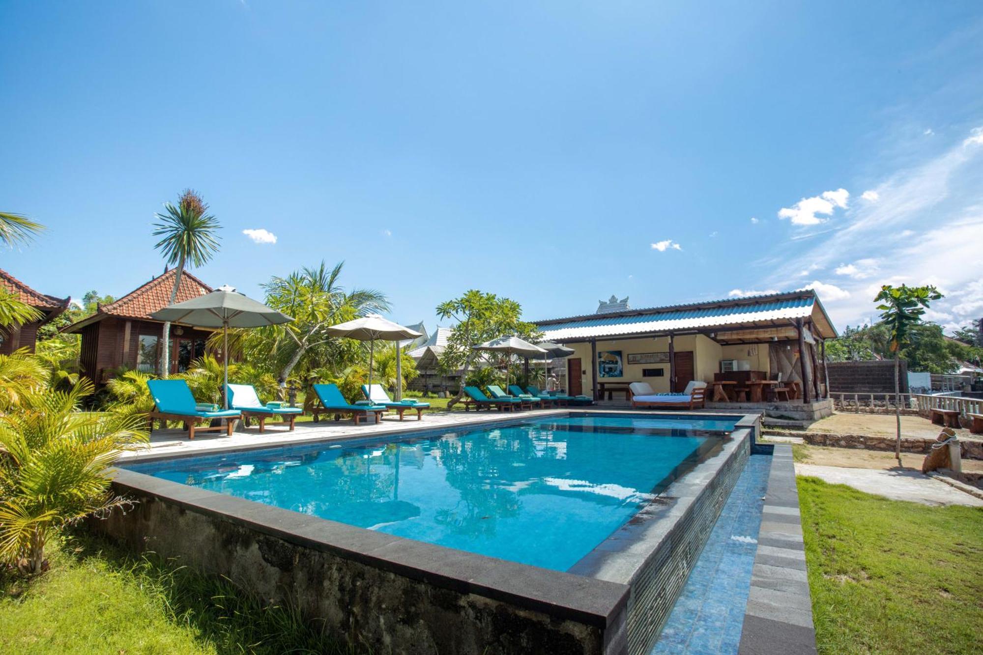 D'Muncuk Huts Hotel Lembongan Exterior foto