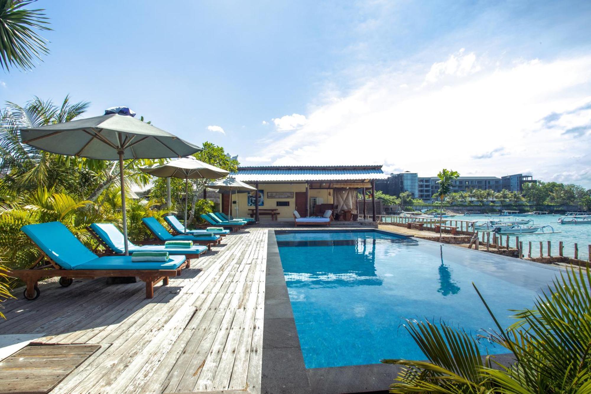 D'Muncuk Huts Hotel Lembongan Exterior foto